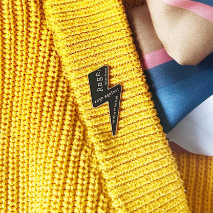 Dylan Thomas Rage Pin