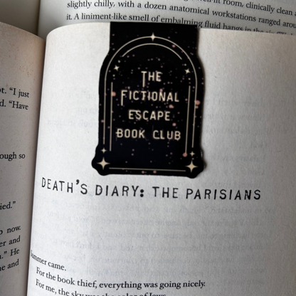 Magnetic Bookmark for Fiction Readers: The Fictional Escape Book Club
