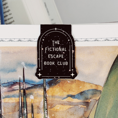 Magnetic Bookmark for Fiction Readers: The Fictional Escape Book Club