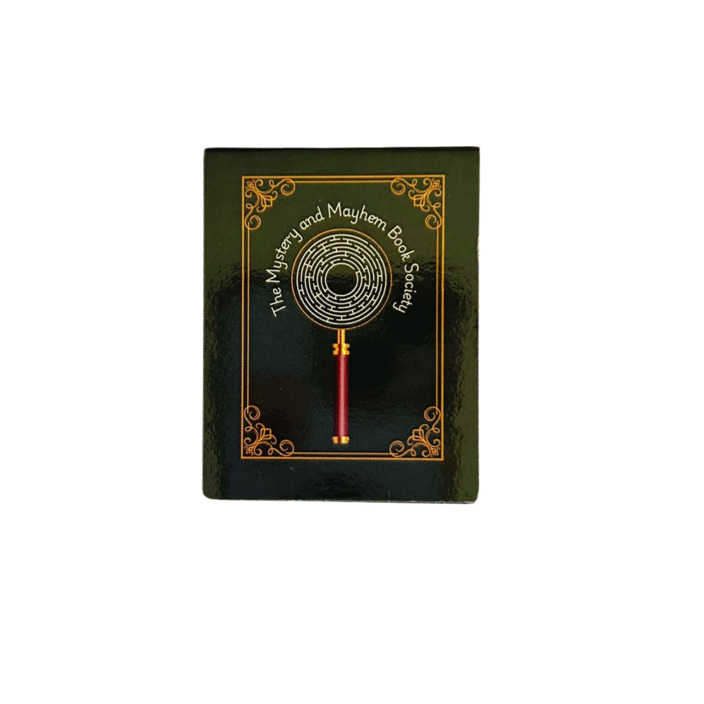 Magnetic Bookmark for Mystery Readers: The Mystery and Mayhem Book Society