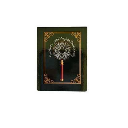 Magnetic Bookmark for Mystery Readers: The Mystery and Mayhem Book Society