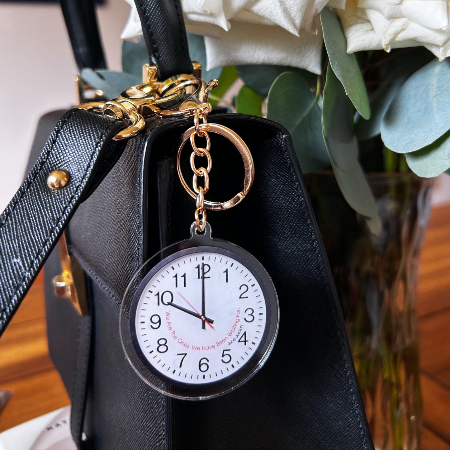 June Jordan Poet Acrylic Keychain and Bag Charm