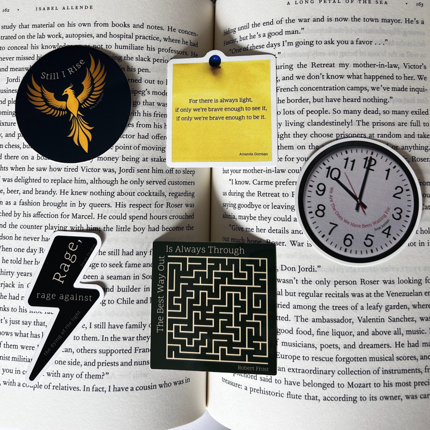 Resist & Rise Sticker Pack (5 stickers included)