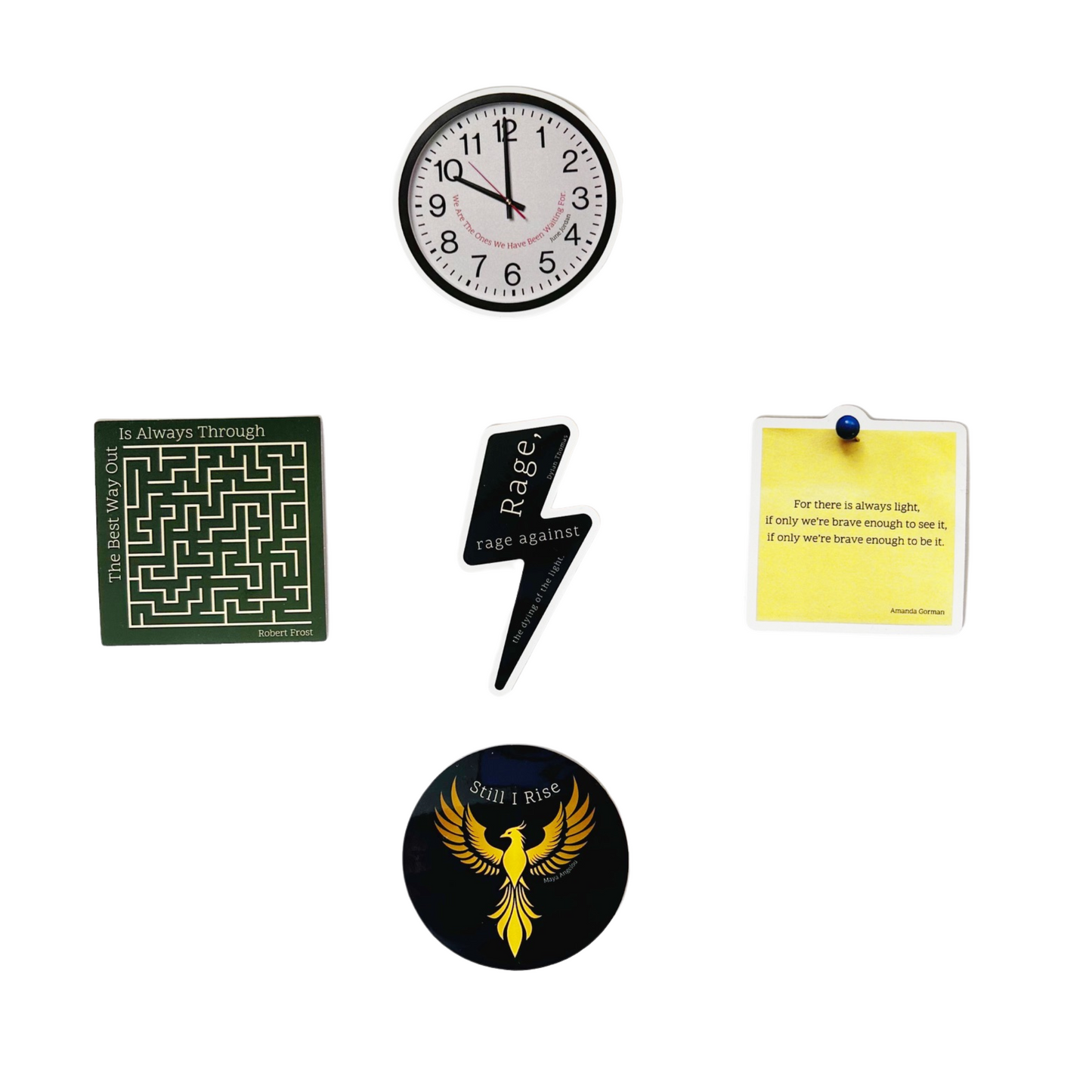 Resist & Rise Sticker Pack (5 stickers included)