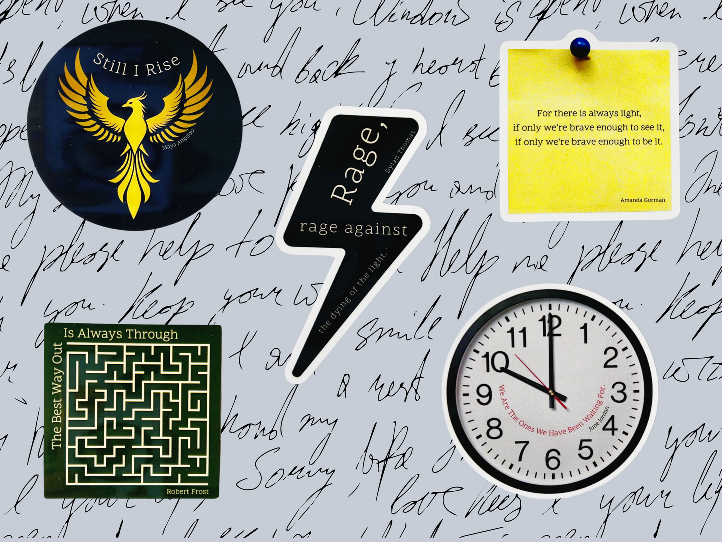 Resist & Rise Sticker Pack (5 stickers included)